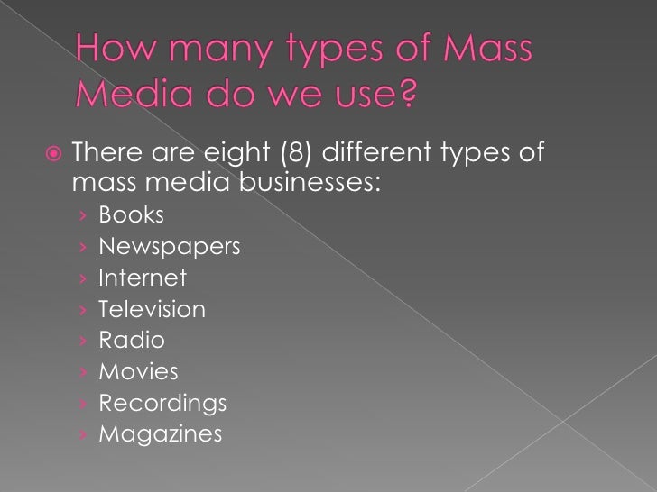 Mass Media