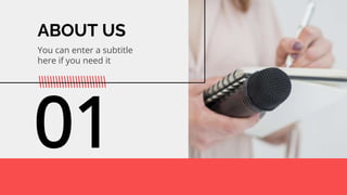 ABOUT US
You can enter a subtitle
here if you need it
01
 