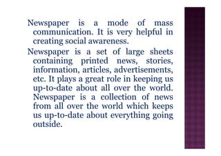 Mass media and communication by Princy Thomas | PDF