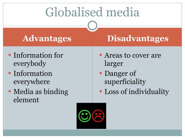 Mass media and globalisation byLea | PPT