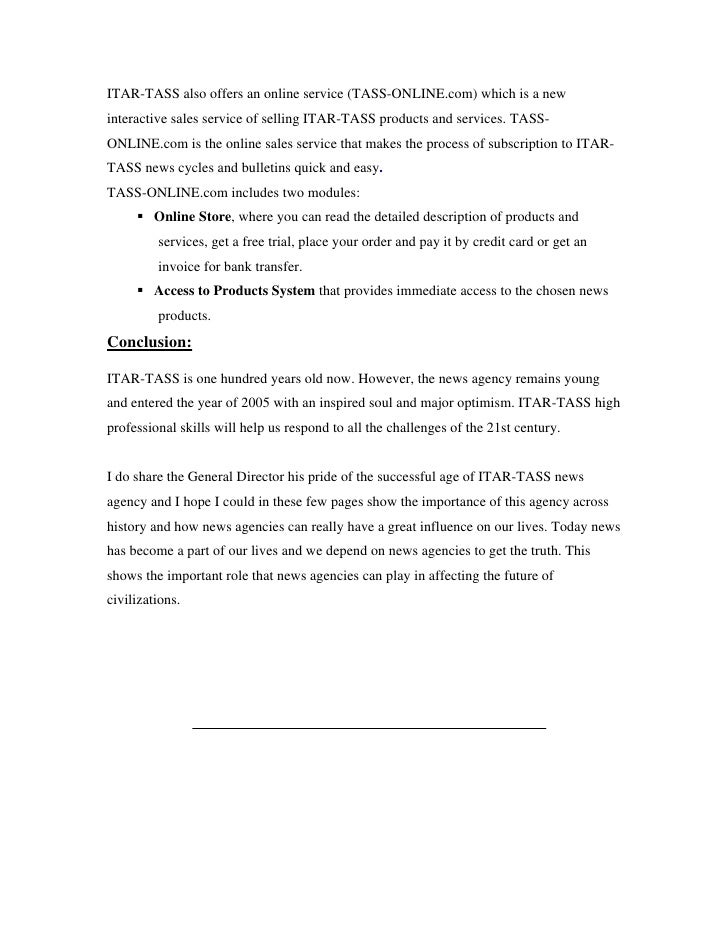 Mass media term paper