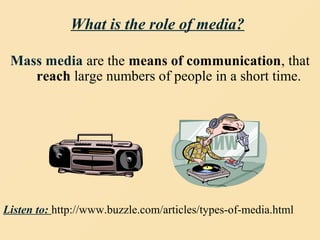 radio as a means of mass communication