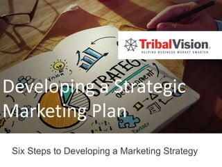 Developing a Strategic
Marketing Plan
Six Steps to Developing a Marketing Strategy
 
