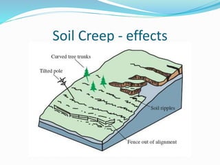 Soil Creep - effects
 