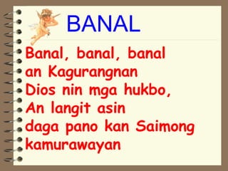 Mass Guide in Bicol Dialect | PPT