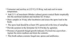 MASS PRODUCTION OF TRICHODERMA ASPERELLUM[1]-1.pptx