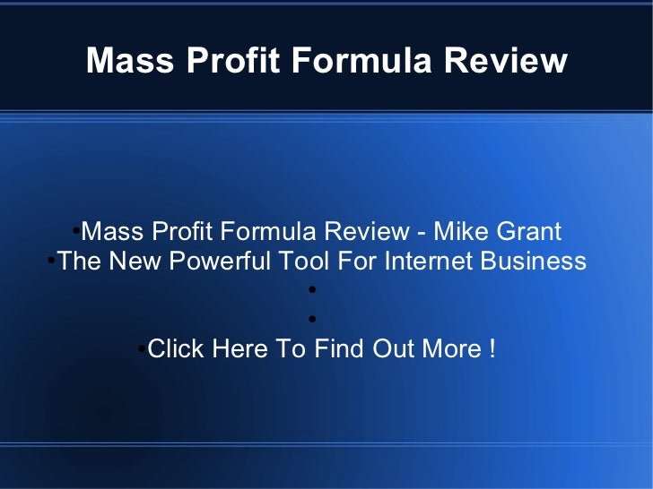 Option profit formula review