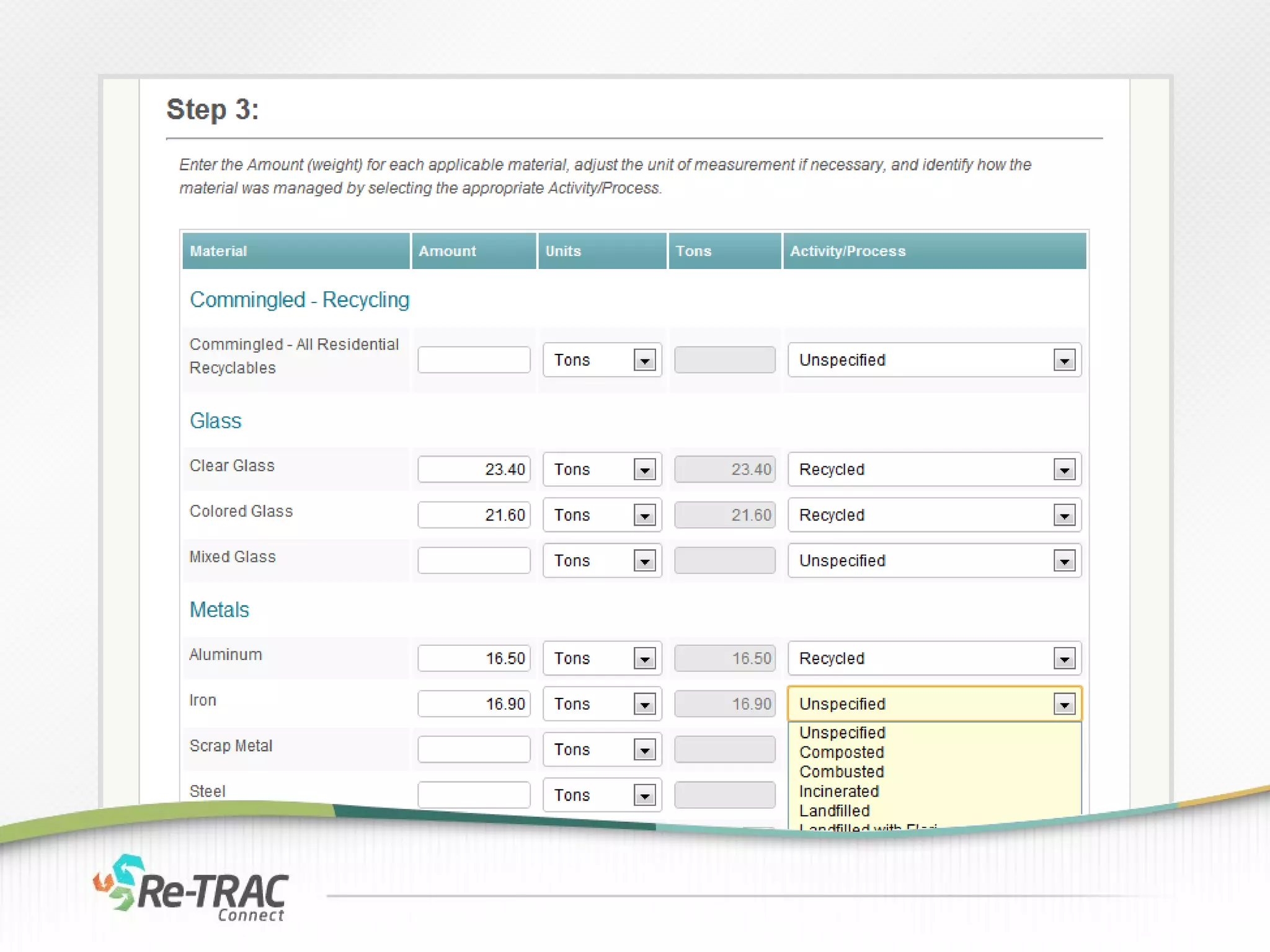 Welcome to Re-Trac Connect!