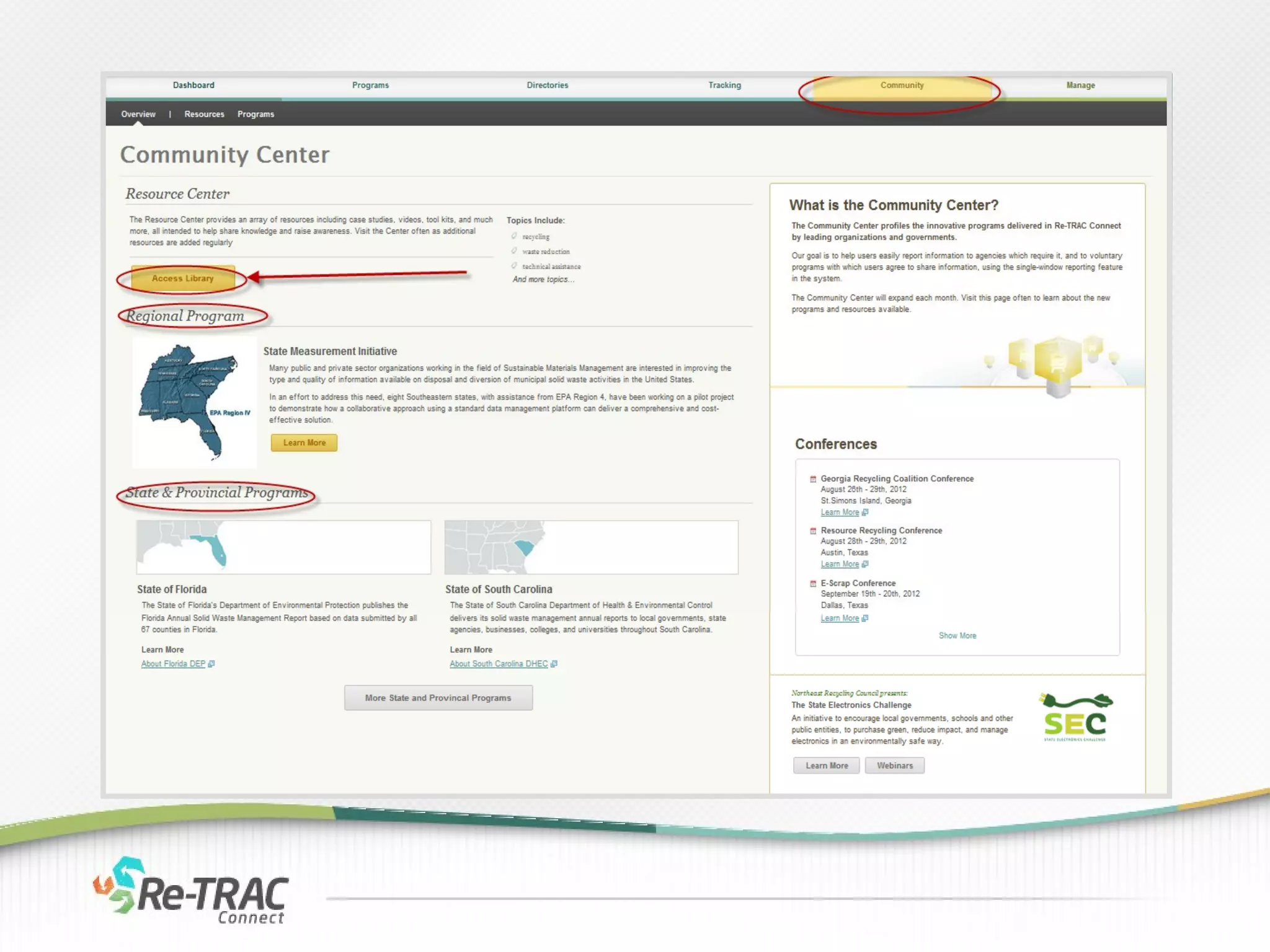 Welcome to Re-Trac Connect!