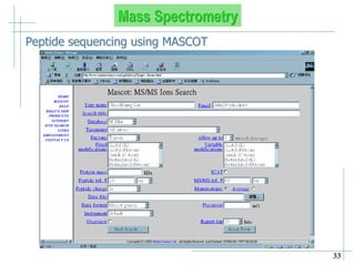 Mass spectroscopy | PDF