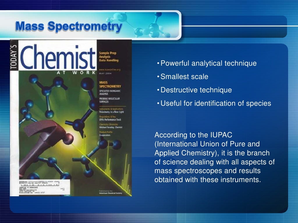 Mass spectrometry