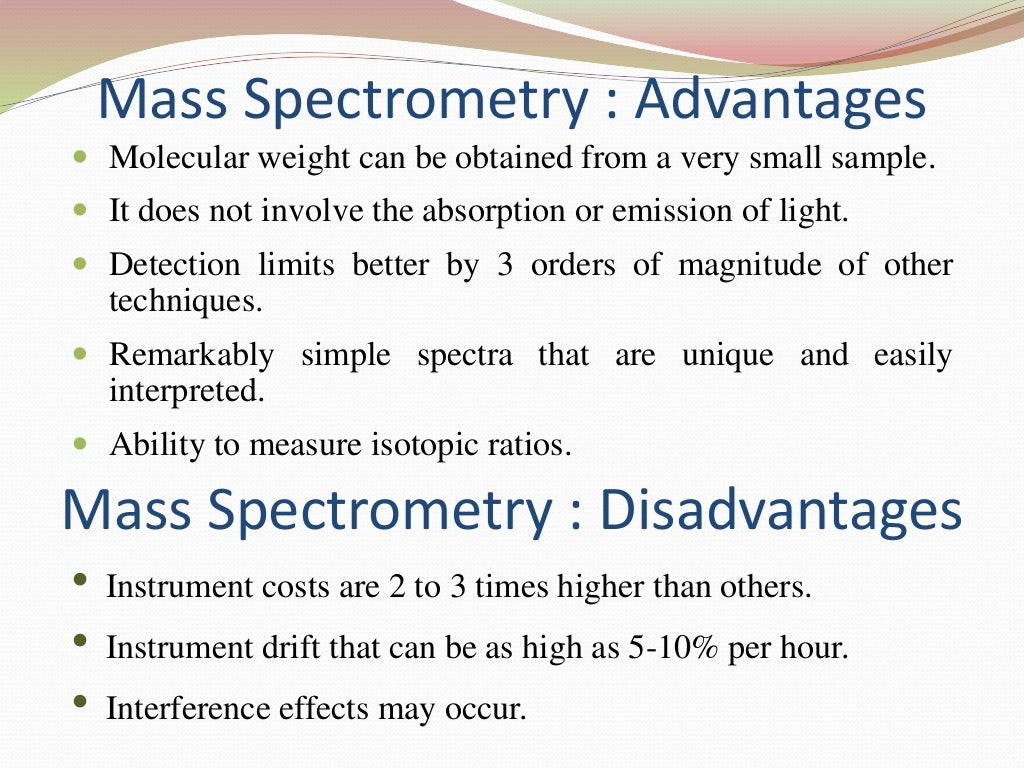 Mass spectrometry