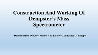 Mass spectrometry Slide 9