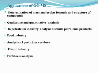 Mass Spectrometry.pptx chemistry m. Phil | PPTX
