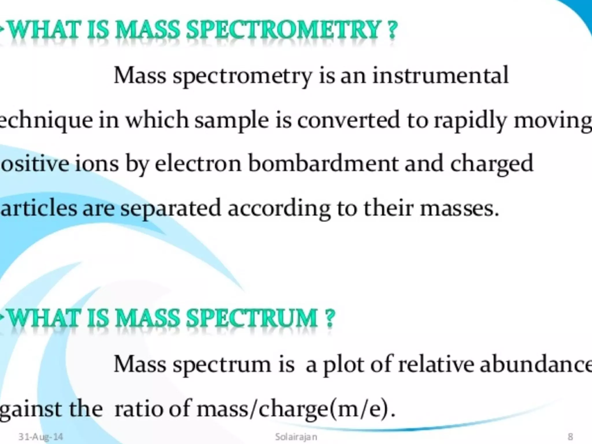 SpectroscopySpectroscopy
 