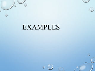 120
EXAMPLES
 