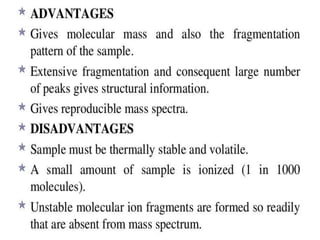 Mass spectroscopy