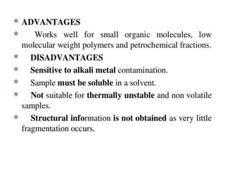 Mass spectroscopy
