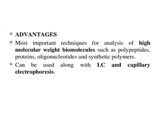 Mass spectroscopy