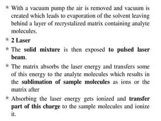 Mass spectroscopy