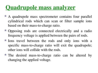 Mass spectroscopy