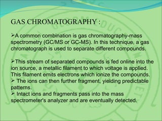 Mass spectroscopy pdf | PDF