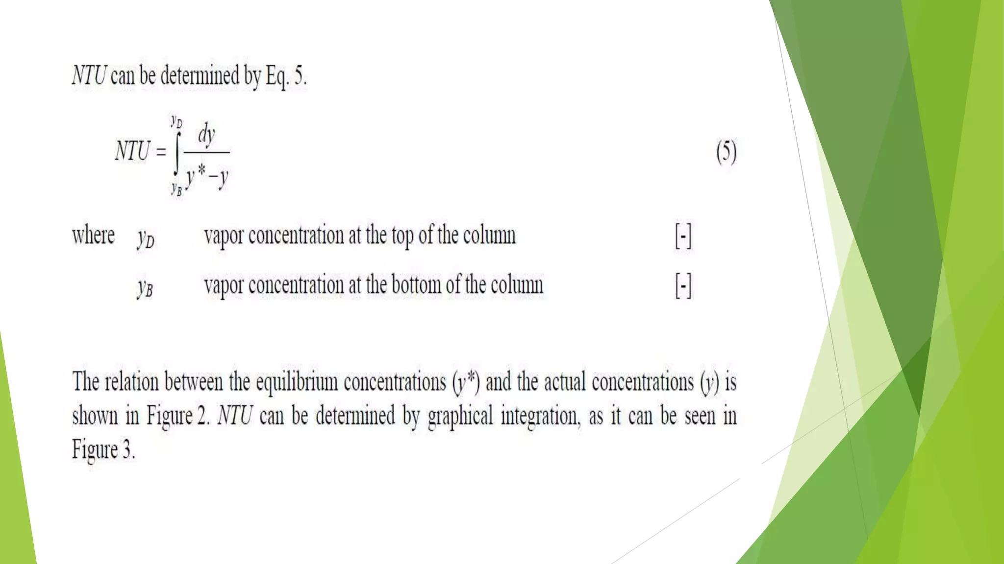 molecular distillation and packed columm distillation