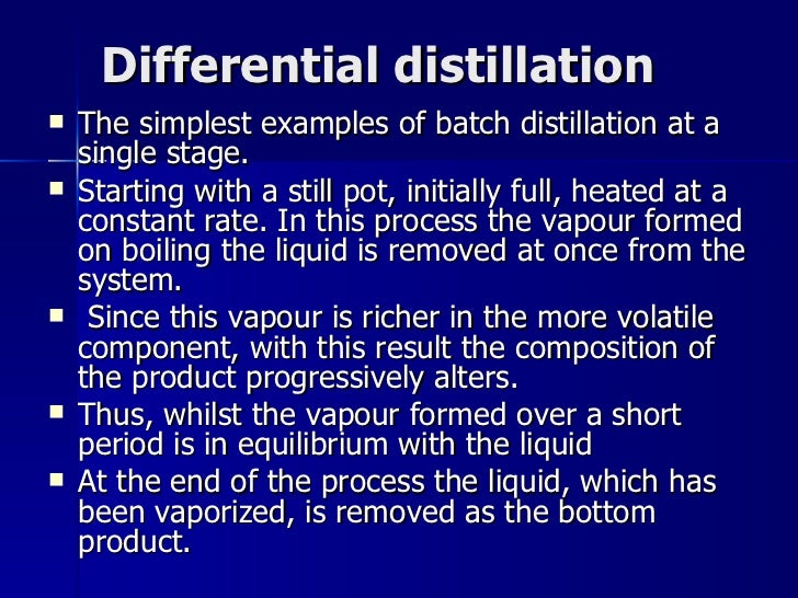 distillation