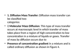 Mass Transfer Laws Fick’s law for molecular diffusion.pptx