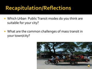 Comprehensive Analysis of Urban Public Transportation Systems and ...