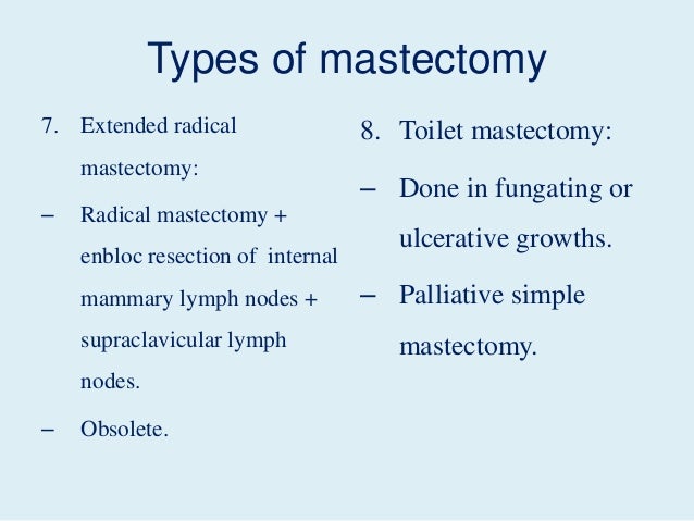 toilet mastectomy