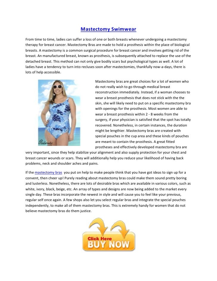 swimwear for mastectomy ladies