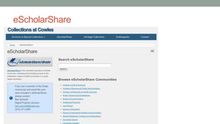 eScholarShare
 
