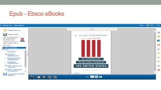 Epub - Ebsco eBooks
 
