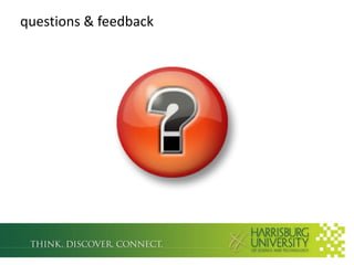 questions & feedback
 