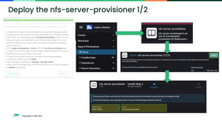 Copyright © SUSE 2021
Deploy the nfs-server-provisioner 1/2
 