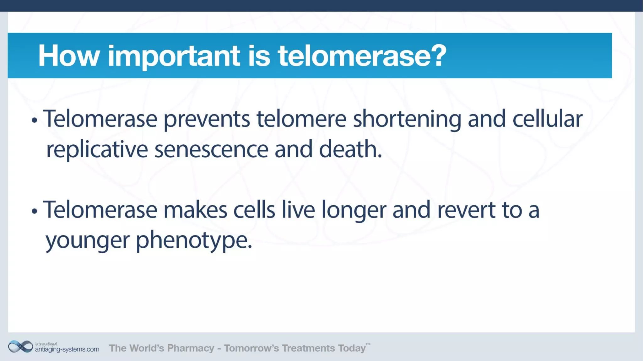 Telomerase Activation: Is it a key to unlocking the aging puzzle?