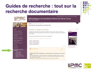 Guides de recherche : tout sur la
recherche documentaire
 