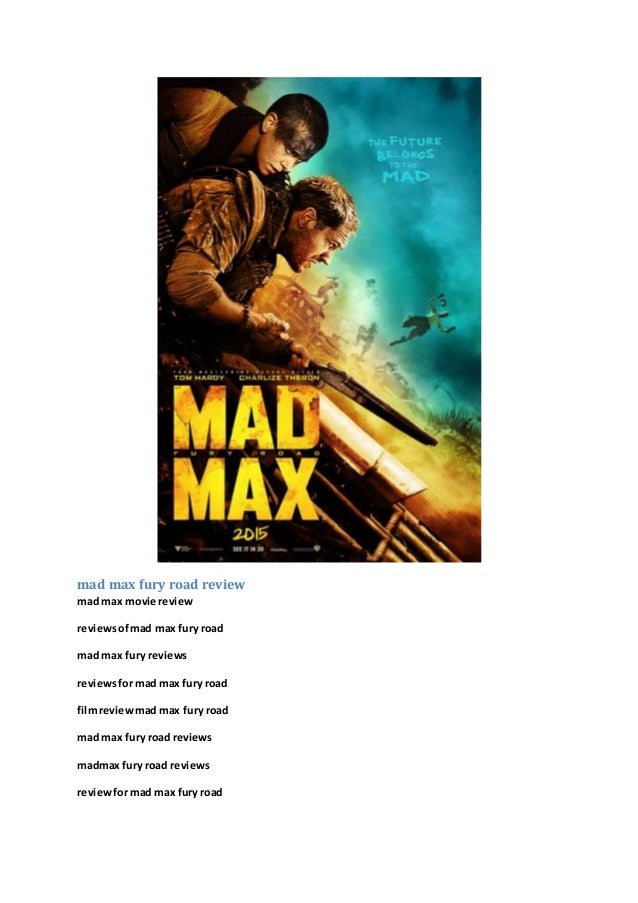 mad max fury road