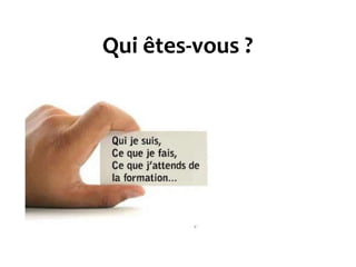 Qui êtes-vous ?

 