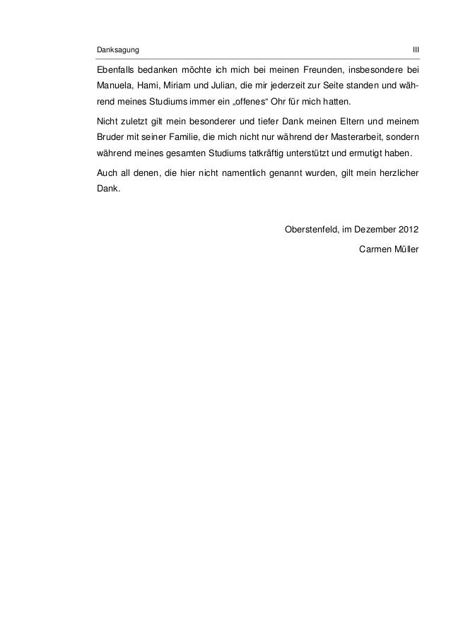 Danksagung schreiben dissertation example