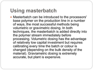 Masterbatch - White and Black | PPTX