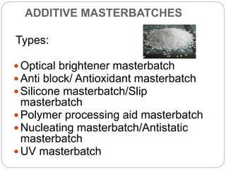 Masterbatch - White and Black | PPTX