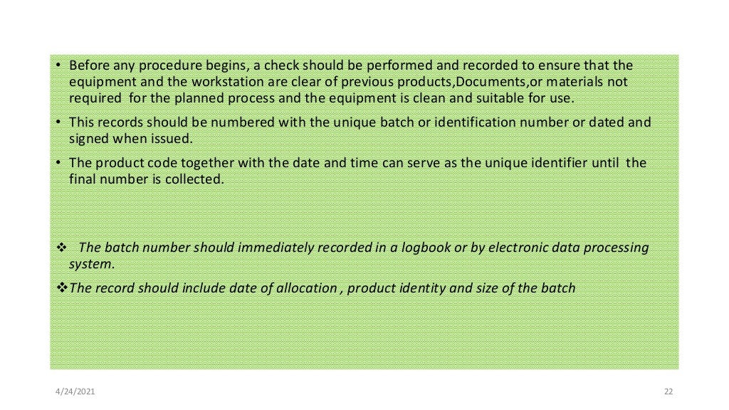 Master batch record,batch production record ,Quality Audit Type and p…