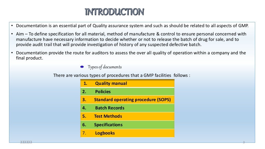 Master batch record,batch production record ,Quality Audit Type and p…