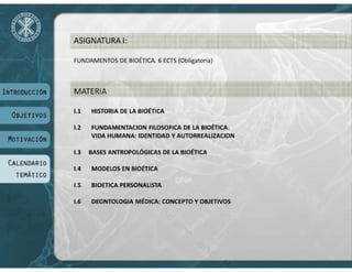 VIII Máster Universitario de Bioética - UCV
