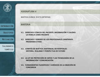 VIII Máster Universitario de Bioética - UCV