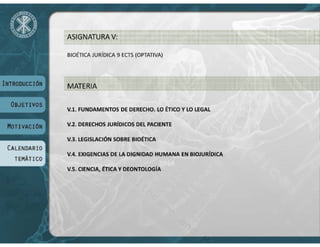 VIII Máster Universitario de Bioética - UCV