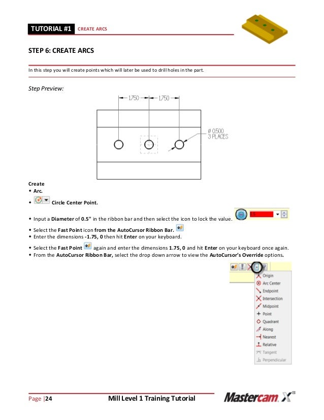 mastercam x6milllevel1tutorial1 31 638