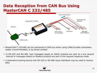 MasterCAN Vehicle Data Interfaces (ENG) | PPTX